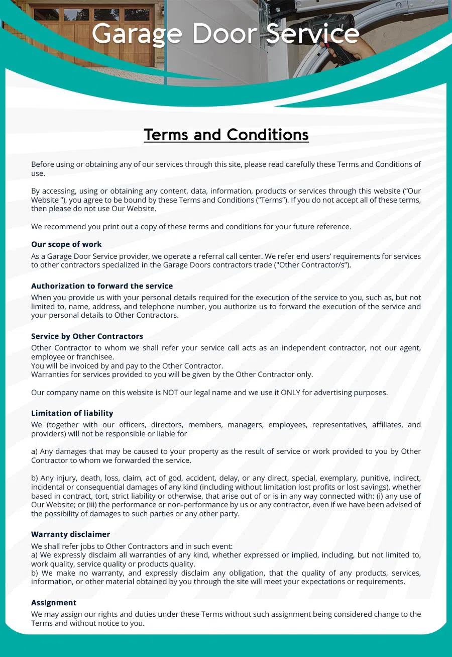 Garage Door Mobile Service Repair Denver, CO 303-732-8439